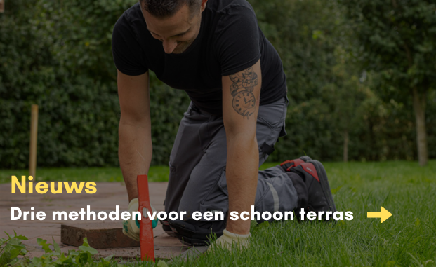 Drie methoden voor een schoon terras