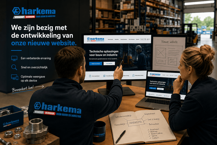 We werken aan een nieuwe website