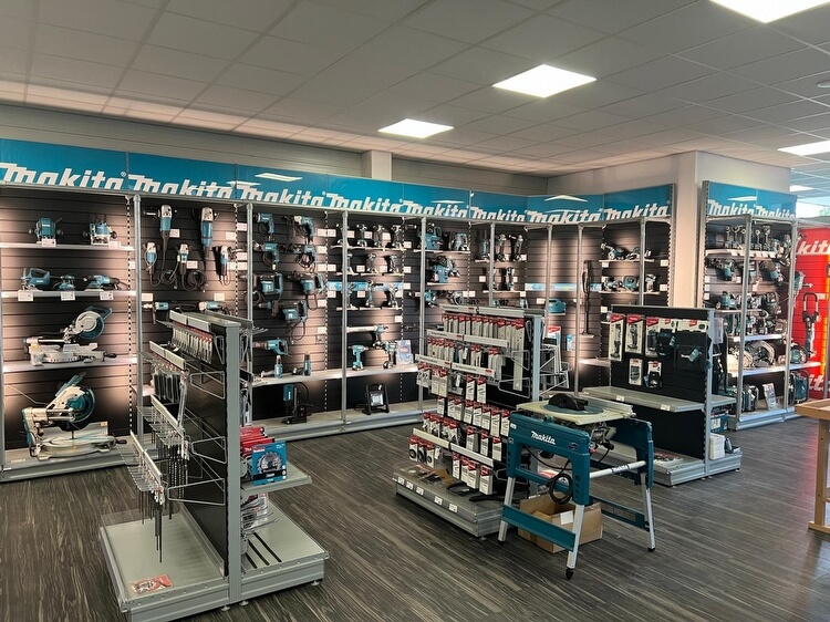 Een frisse nieuwe look voor Makita bij Harkema